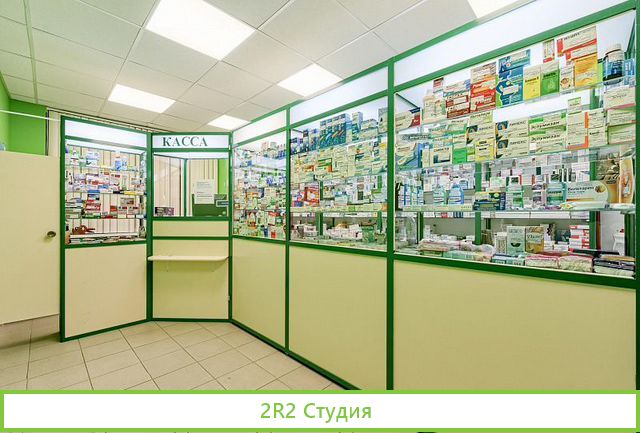 Аптека в густонаселенном районе