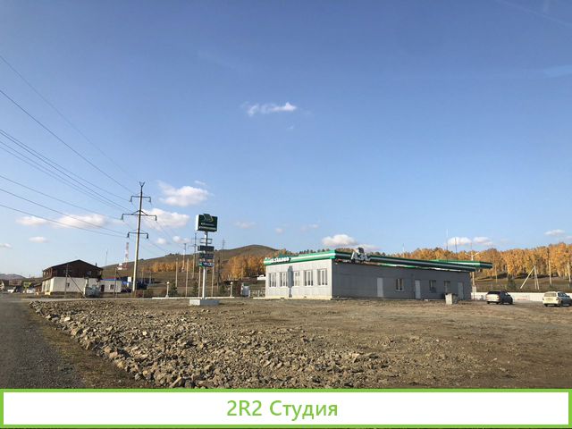 АЗС - рядом с глц Абзаково