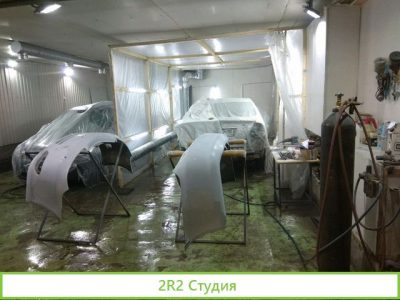 Бокс для кузовного ремонта и слесарки