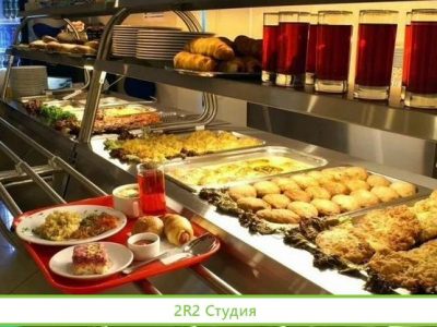 Буфет - столовая новый на 70 посадочных мест