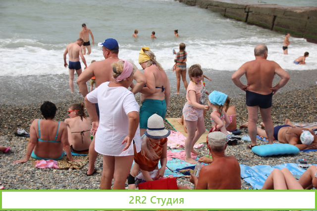 Чайхана на пляже в Адлере, 2022