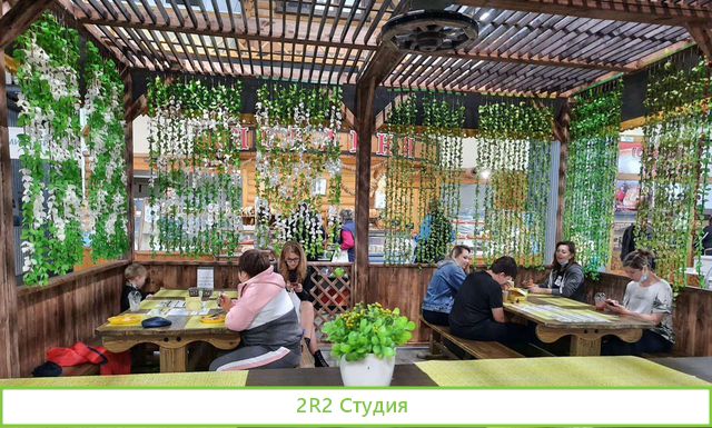 Действующее кафе-шаурма в центре продуктового рынк