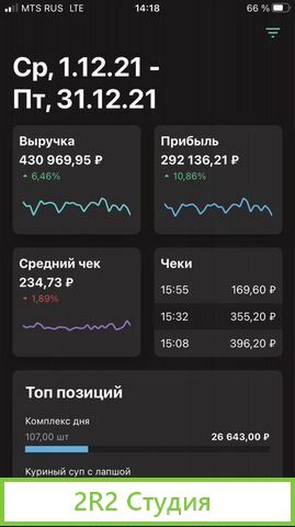 Действующее Кафе с прибылью