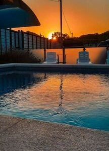 Дом отдыха с теплым бассейном