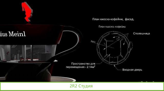 Фирменный кофейный киоск Julius Meinl