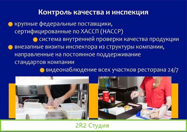 Франшиза предприятия быстрого питания