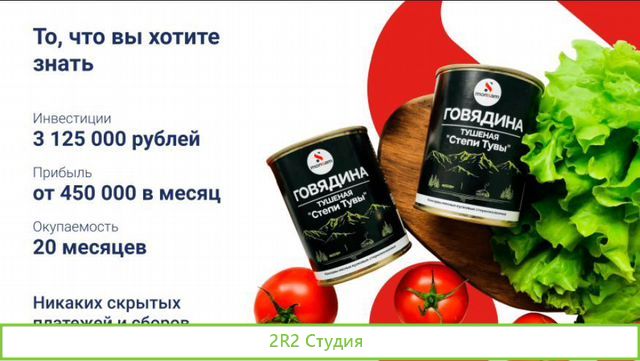 Франшиза, производство тушенки
