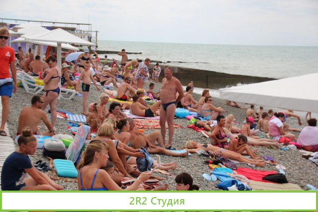 Гамбургеры на пляже в Адлере, 2022