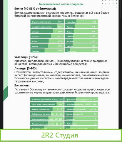 Готовое производство хлореллы