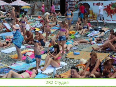 Кафе на пляже в Адлере, сезон 2022
