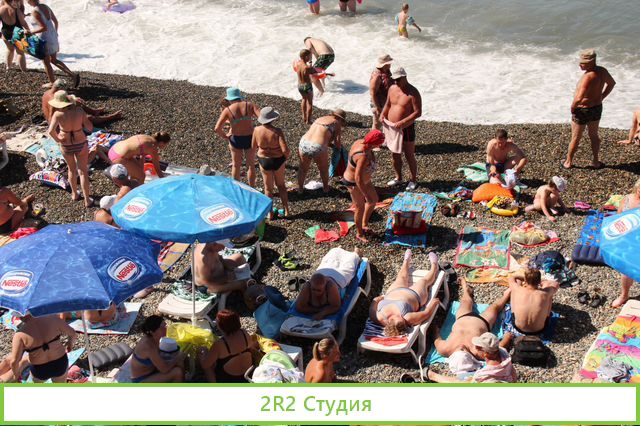 Кафе на пляже в Адлере, сезон 2022