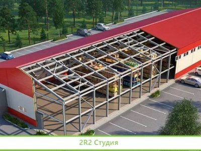 Каркас ангара