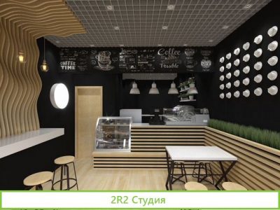 Кофейня в проходном месте