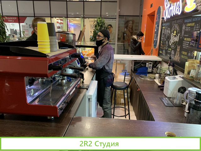 Кофейня в ТЦ на фудкорте