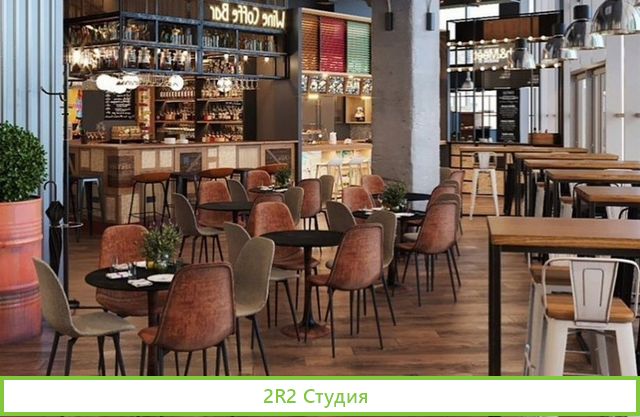 Корнер на гастромаркете кафе