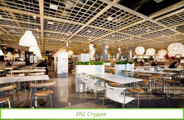 Корнер на гастромаркете кафе