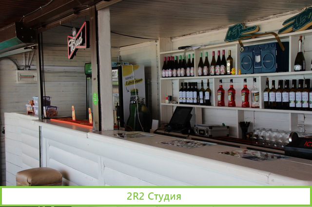 Лаундж-кафе на пляже в Адлере, 2022 год