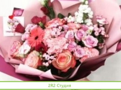 Магазин цветов с витринными окнами