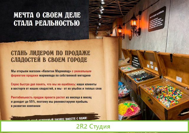 Магазин мармелада доход от 200тр