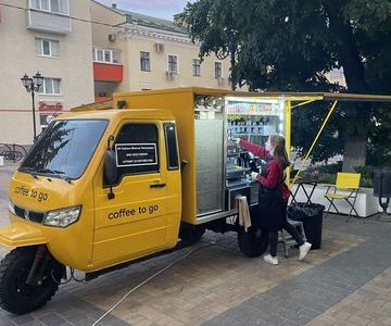 Мобильная кофейня на колесах