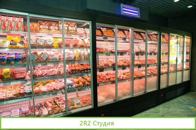 Мясной магазин в густонаселенном районе