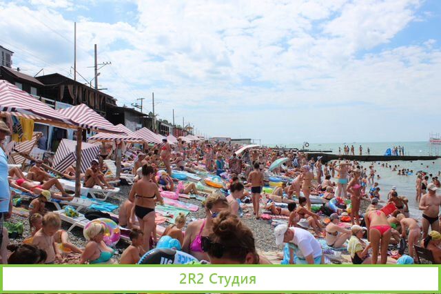 Общепит у моря в Адлере, 2022 год