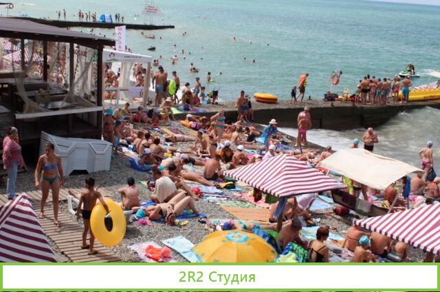 Общепит у моря в Адлере, 2022 год