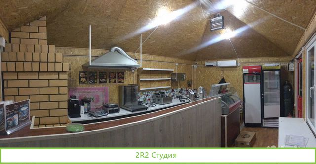 Павильон Шаурма, Торговый киоск с камином, 4х5