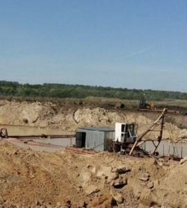 Песчаный карьер Кромы Орловская область