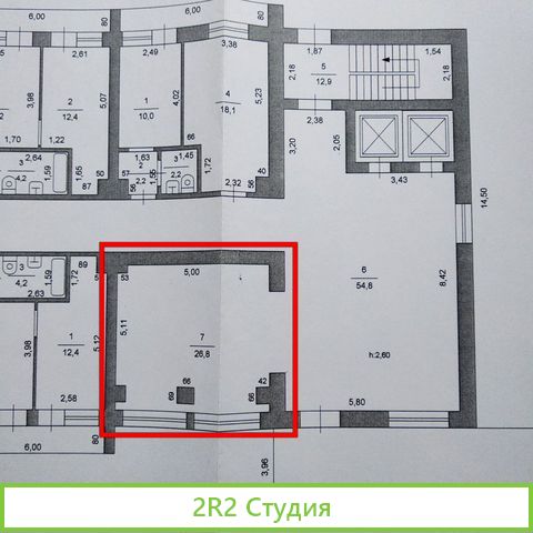 Помещение в аренду 26,8 кв.м
