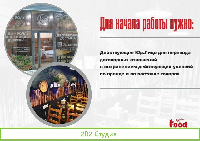 Продается службы доставки еды