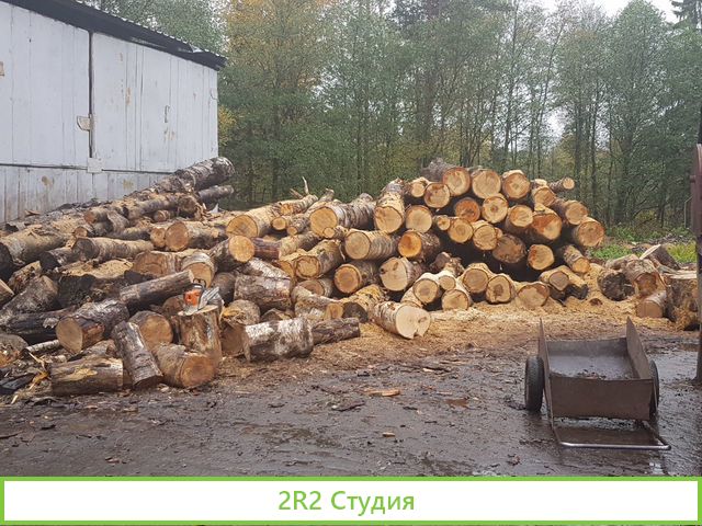 Производство древесного угля, площадка, склад