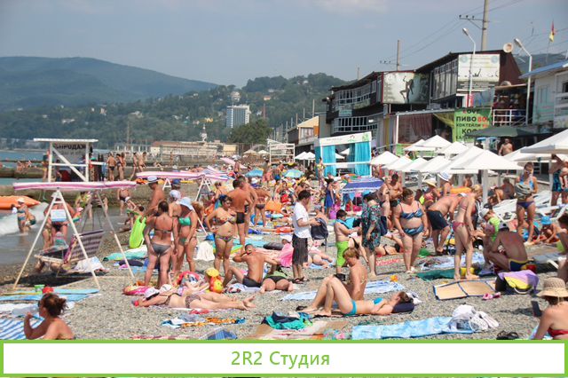 Рыбки Гора-руфа на пляже в Адлере,2022 г