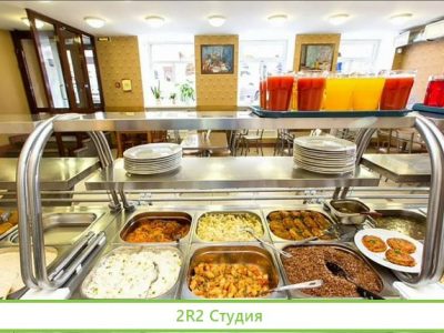 Столовая с мангалом