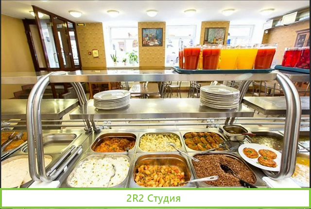 Столовая с мангалом