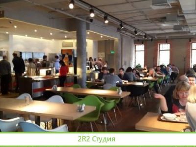 Столовая в большом бизнес центре