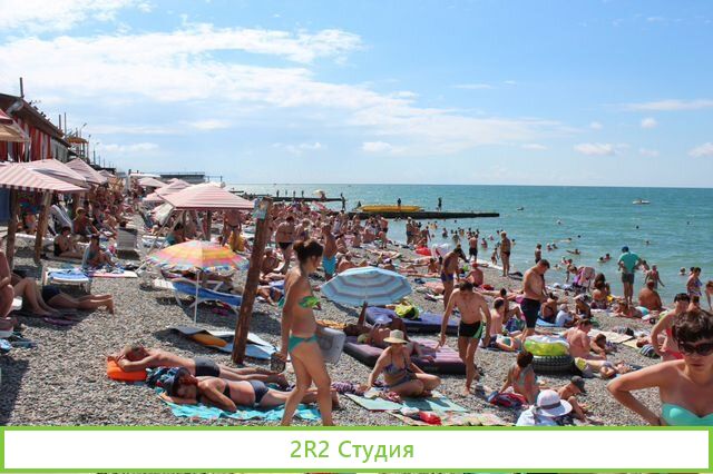 Столовая Волна на пляже в Адлере, 2022