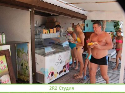 Сувлачная на пляже в Адлере, 2022