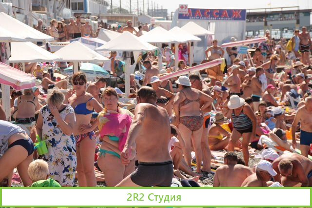 Сувлачная на пляже в Адлере, 2022