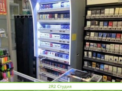 Табачный магазин возле метро