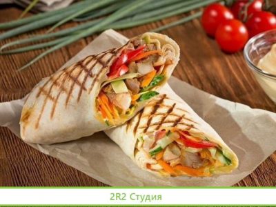 Точка шаурмы с высоким трафиком