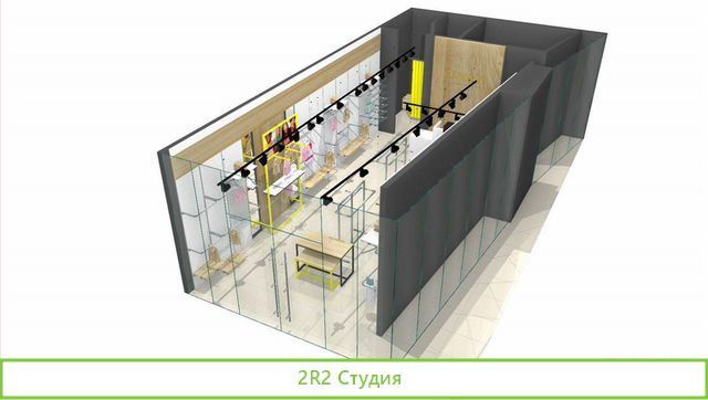 Торговое оборудование для магазина одежда