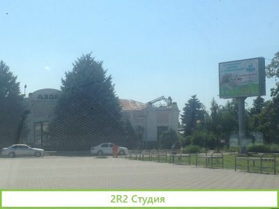 Видеоэкран для наружной рекламы