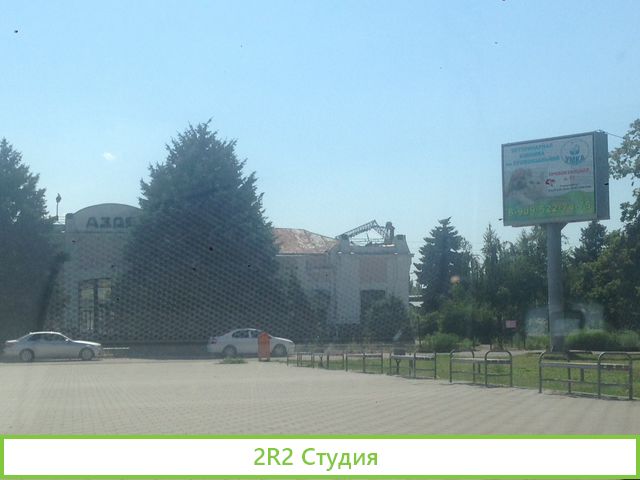 Видеоэкран для наружной рекламы